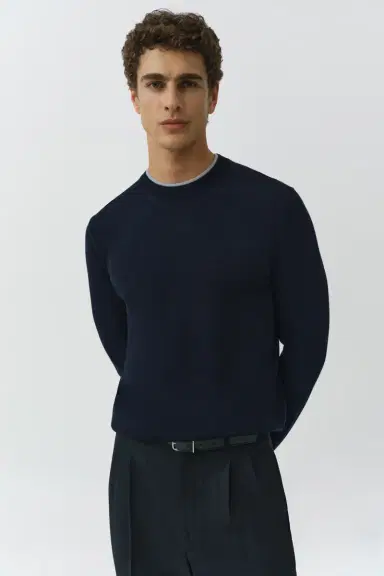 Simkhai Barret Double Layer Crewneck | Thumbnail 3 Simkhai Barret Double Layer Crewneck | Thumbnail 3