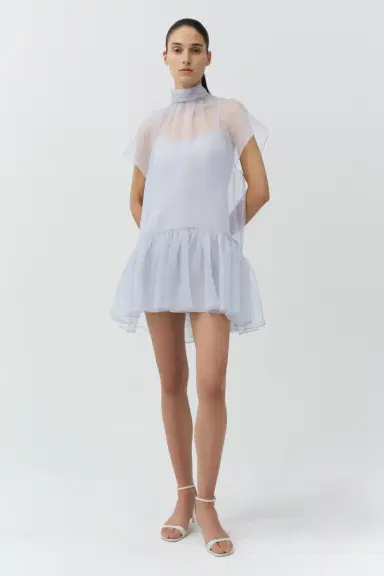 Simkhai Beaux Organza Mini Dress | Thumbnail 2 Simkhai Beaux Organza Mini Dress | Thumbnail 2