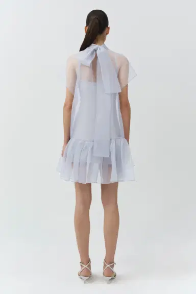 Simkhai Beaux Organza Mini Dress | Thumbnail 4 Simkhai Beaux Organza Mini Dress | Thumbnail 4