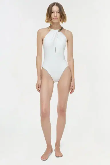 Simkhai Bindi Draped One Piece | Thumbnail 3