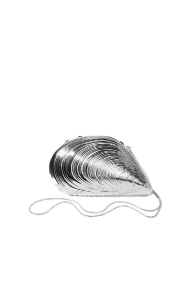 Simkhai Bridget Metal Oyster Clutch | Thumbnail 1 Simkhai Bridget Metal Oyster Clutch | Thumbnail 1