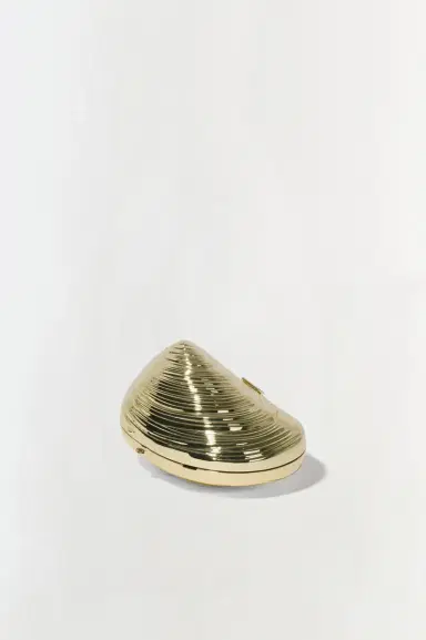 Simkhai Bridget Mini Metal Oyster Clutch | Thumbnail 2 Simkhai Bridget Mini Metal Oyster Clutch | Thumbnail 2