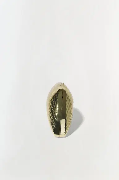 Simkhai Bridget Mini Metal Oyster Clutch | Thumbnail 3 Simkhai Bridget Mini Metal Oyster Clutch | Thumbnail 3