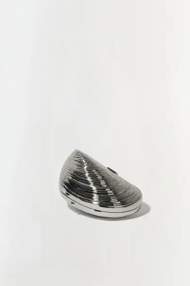 Simkhai Bridget Mini Metal Oyster Clutch | Thumbnail 2 Simkhai Bridget Mini Metal Oyster Clutch | Thumbnail 2