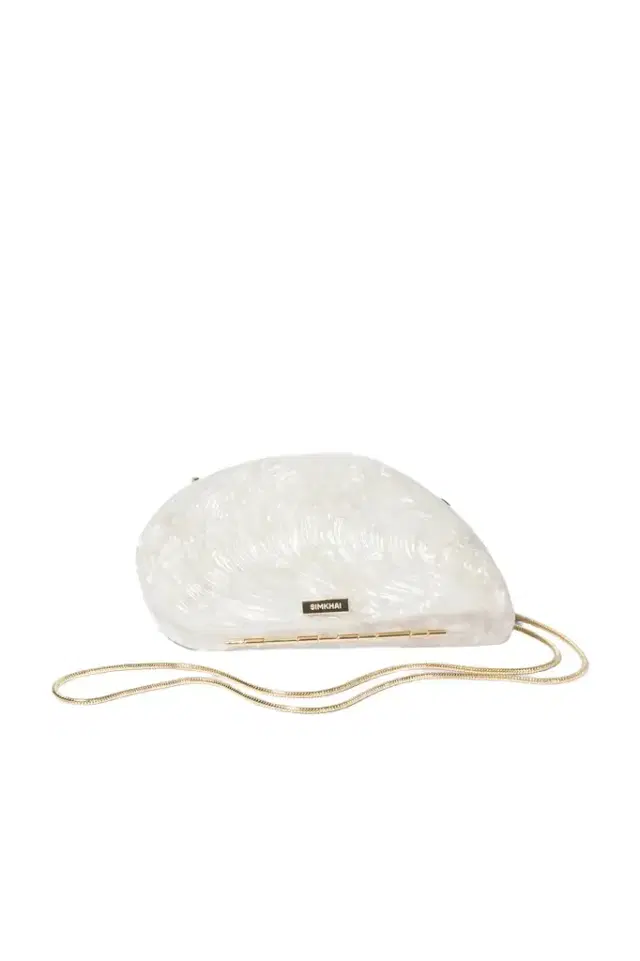 Simkhai Bridget Pearl Oyster Clutch