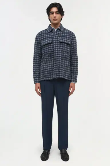 Simkhai Caleb Brushed Plaid Shirt Jacket | Thumbnail 7 Simkhai Caleb Brushed Plaid Shirt Jacket | Thumbnail 7
