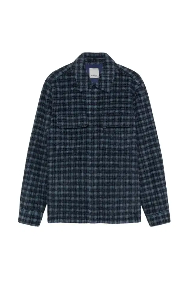 Simkhai Caleb Brushed Plaid Shirt Jacket