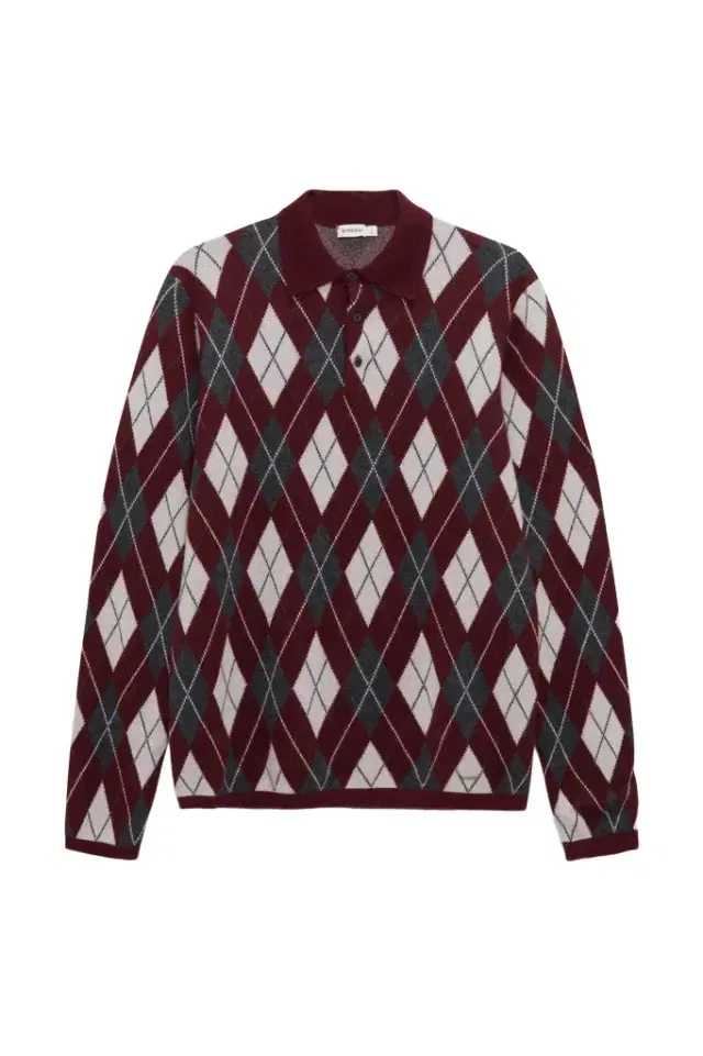 Callum Cashmere Argyle Polo Callum Cashmere Argyle Polo
