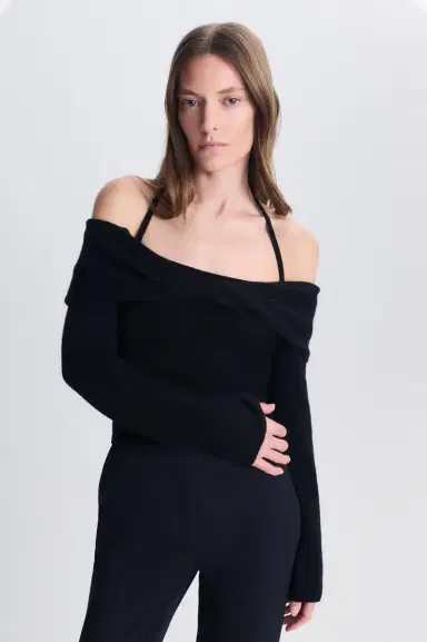 Simkhai Cambria Off Shoulder Knit Top | Thumbnail 3 Simkhai Cambria Off Shoulder Knit Top | Thumbnail 3