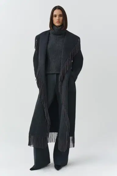 Simkhai Carrie Fringe Coat | Thumbnail 2