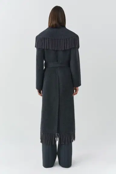 Simkhai Carrie Fringe Coat | Thumbnail 5