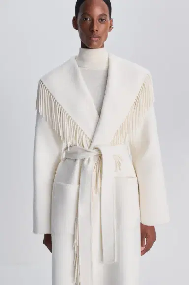 Simkhai Carrie Fringe Coat | Thumbnail 3