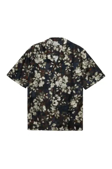 Simkhai Casper Printed Silk Shirt | Thumbnail 1 Simkhai Casper Printed Silk Shirt | Thumbnail 1
