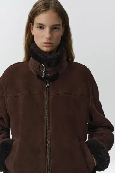 Simkhai Cassia Shearling Jacket | Thumbnail 3 Simkhai Cassia Shearling Jacket | Thumbnail 3