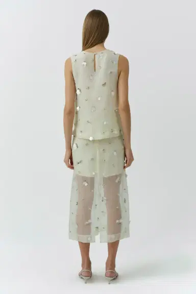 Simkhai Celia Embellished Organza Top | Thumbnail 5 Simkhai Celia Embellished Organza Top | Thumbnail 5