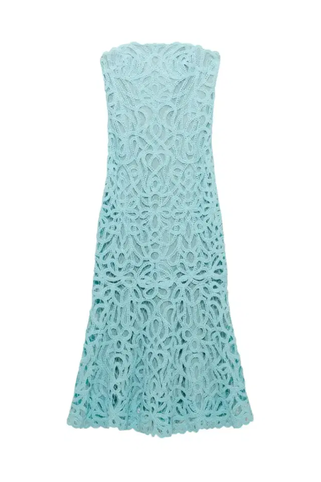 Clairis Lace Bustier Midi Dress
