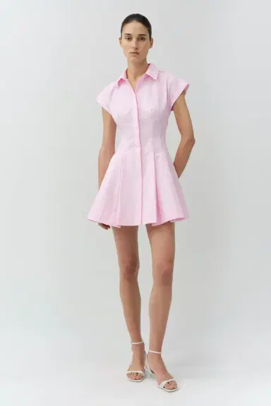 Simkhai Clemmie Cotton Mini Dress | Thumbnail 2 Simkhai Clemmie Cotton Mini Dress | Thumbnail 2