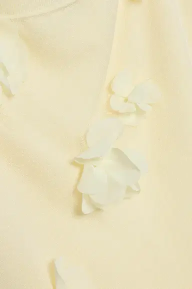 Simkhai Cora Floral Applique Midi Skirt | Thumbnail 7
