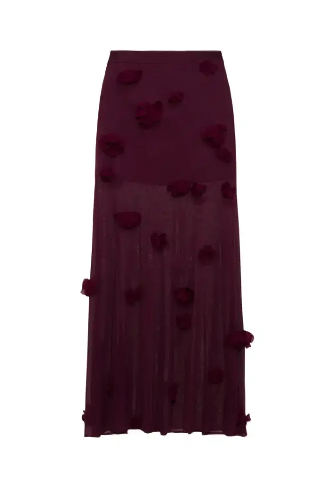 Simkhai Cora Floral Applique Midi Skirt