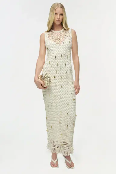 Simkhai Coralia Knit Charmed Midi Dress | Thumbnail 3 Simkhai Coralia Knit Charmed Midi Dress | Thumbnail 3