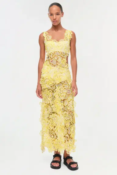 Simkhai Corinna Lace Midi Dress | Thumbnail 2