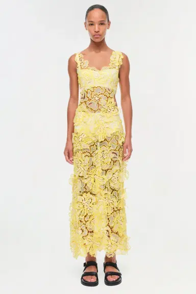 Simkhai Corinna Lace Midi Dress | Thumbnail 6