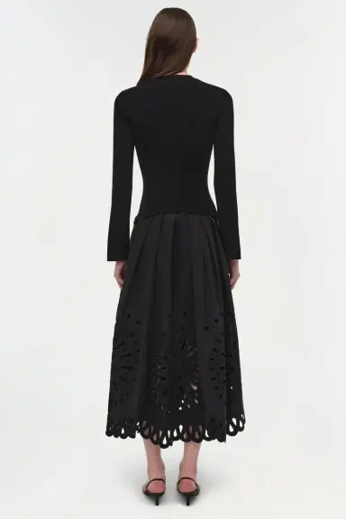 Simkhai Daila Embroidered Knit Midi Dress | Thumbnail 5 Simkhai Daila Embroidered Knit Midi Dress | Thumbnail 5
