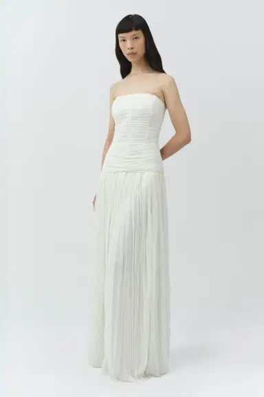Simkhai Danielle Crinkle Jersey Bustier Gown | Thumbnail 4 Simkhai Danielle Crinkle Jersey Bustier Gown | Thumbnail 4