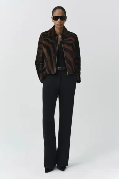 Simkhai Daria Calf Hair Jacket | Thumbnail 2 Simkhai Daria Calf Hair Jacket | Thumbnail 2
