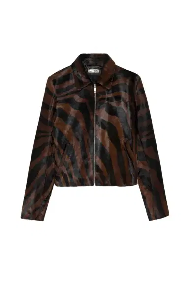 Simkhai Daria Calf Hair Jacket | Thumbnail 1 Simkhai Daria Calf Hair Jacket | Thumbnail 1