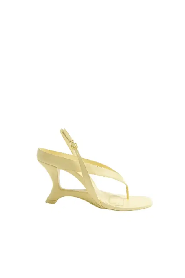 Simkhai Darya Leather Wedge Thong Sandal