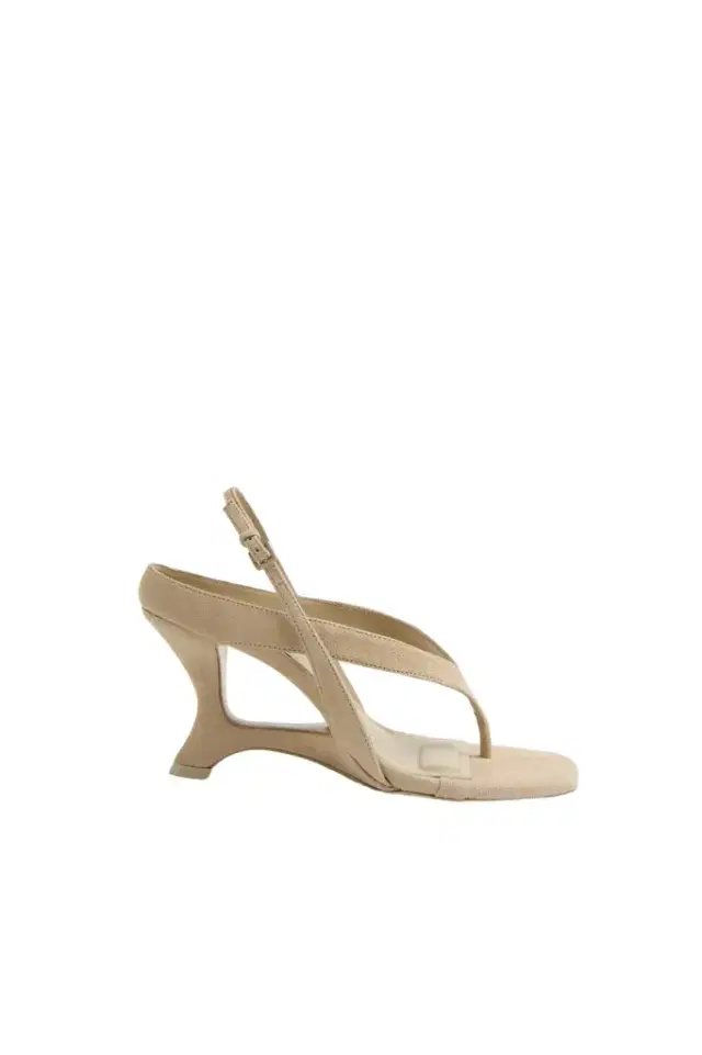 Simkhai Darya Suede Wedge Thong Sandal
