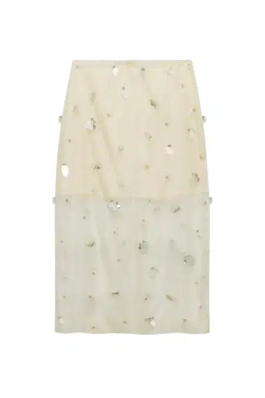 Simkhai Delilah Embellished Organza Midi Skirt | Thumbnail 1