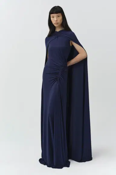 Simkhai Demi Draped Jersey Cape Gown | Thumbnail 5 Simkhai Demi Draped Jersey Cape Gown | Thumbnail 5