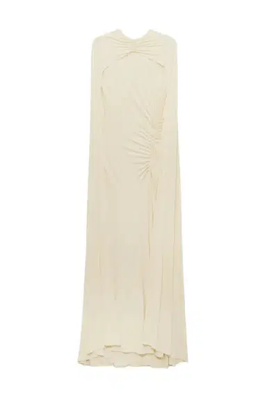 Simkhai Demi Draped Jersey Cape Gown | Thumbnail 1 Simkhai Demi Draped Jersey Cape Gown | Thumbnail 1