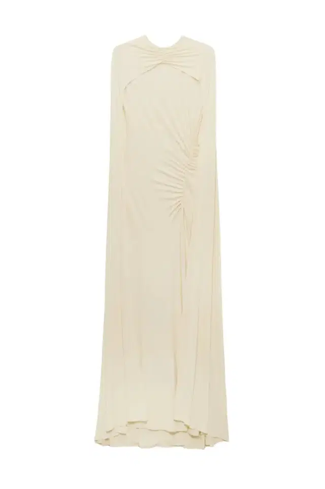 Simkhai Demi Draped Jersey Cape Gown