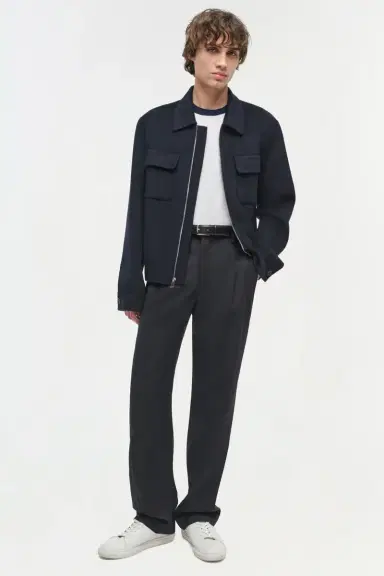 Simkhai Dennis Wool Zip Up Jacket | Thumbnail 2 Simkhai Dennis Wool Zip Up Jacket | Thumbnail 2