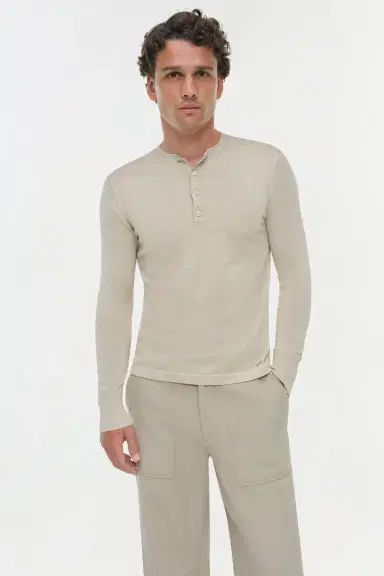 Simkhai Dolton Knit Henley | Thumbnail 3 Simkhai Dolton Knit Henley | Thumbnail 3