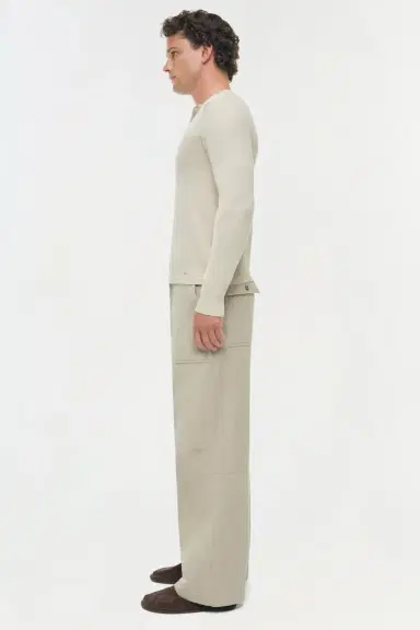 Simkhai Dolton Knit Henley | Thumbnail 4 Simkhai Dolton Knit Henley | Thumbnail 4