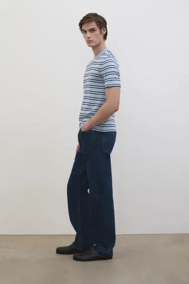 Simkhai Duke Cotton Silk Tee | Thumbnail 3 Simkhai Duke Cotton Silk Tee | Thumbnail 3