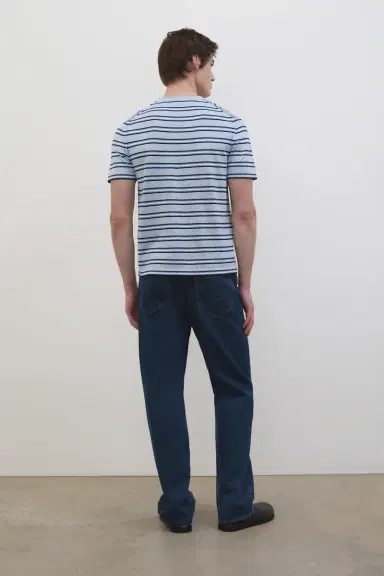 Simkhai Duke Cotton Silk Tee | Thumbnail 4 Simkhai Duke Cotton Silk Tee | Thumbnail 4