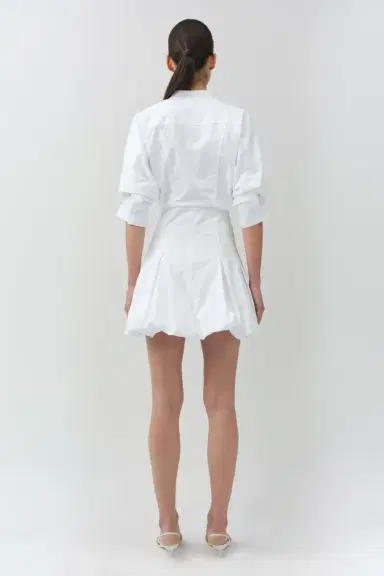 Simkhai Effie Cotton Bubble Mini Dress | Thumbnail 4