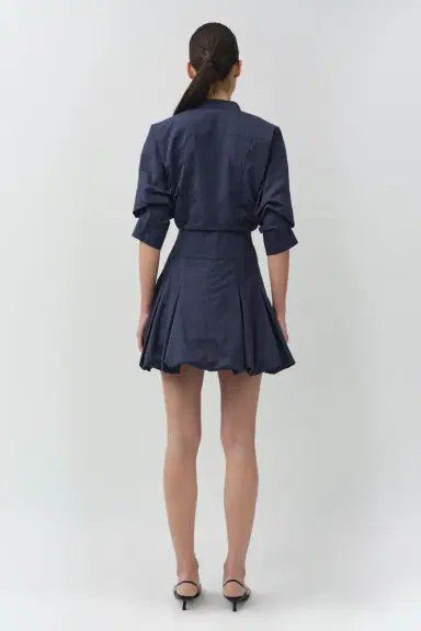 Simkhai Effie Cotton Bubble Mini Dress | Thumbnail 4