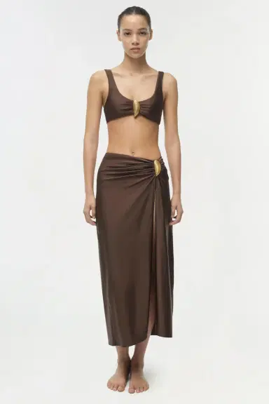 Simkhai Eiana Shell Midi Skirt | Thumbnail 3 Simkhai Eiana Shell Midi Skirt | Thumbnail 3