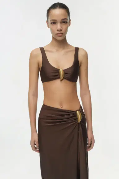 Simkhai Eiana Shell Midi Skirt | Thumbnail 4 Simkhai Eiana Shell Midi Skirt | Thumbnail 4