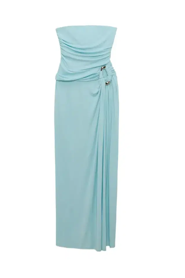 Simkhai Emma Strapless Draped Jersey Bustier Gown