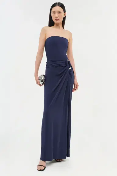 Simkhai Emma Strapless Jersey Gown | Thumbnail 2 Simkhai Emma Strapless Jersey Gown | Thumbnail 2