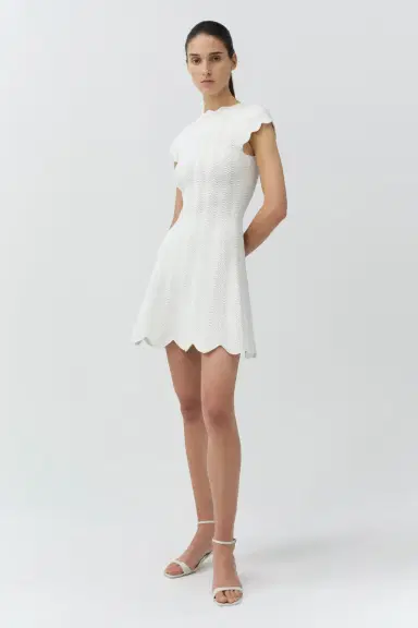 Simkhai Evalynn Wavy Knit Mini Dress | Thumbnail 4 Simkhai Evalynn Wavy Knit Mini Dress | Thumbnail 4