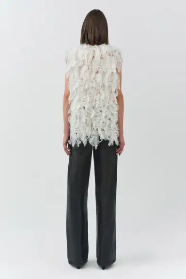 Simkhai Fei Feathery Satin Top | Thumbnail 5 Simkhai Fei Feathery Satin Top | Thumbnail 5