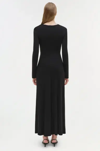 Simkhai Ferrera Draped Jersey Midi Dress | Thumbnail 5 Simkhai Ferrera Draped Jersey Midi Dress | Thumbnail 5